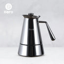Axya Stainless Steel Moka Pot Italy Coffee Maker Induction Cooker Espresso Utensils