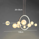 Axyaa Nordic Dining Room Pendant Light Chandelier for Indoor Living Room Lighting