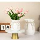 Axyaa Creative Plastic Bow Design Flower Vase for Stylish Home Decor