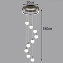Axyaa LED Chandeliers Pendant Light for Modern Home Decor and Indoor Lighting