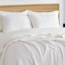 Axyaa Cotton Coverlet Set Full Queen Size 3-Piece Matelassé Quilt Set
