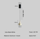 Axyaa Minimalist LED Pendant Light Chandelier for Bedroom Dining Living Room