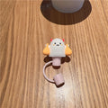 Axyaa Silicone Cherry Straw Cover Cap for 8mm Straws: Kawaii Tumbler Decoration