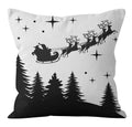 Axyaa Christmas Plaid Pillowcase for Home Sofa Decoration