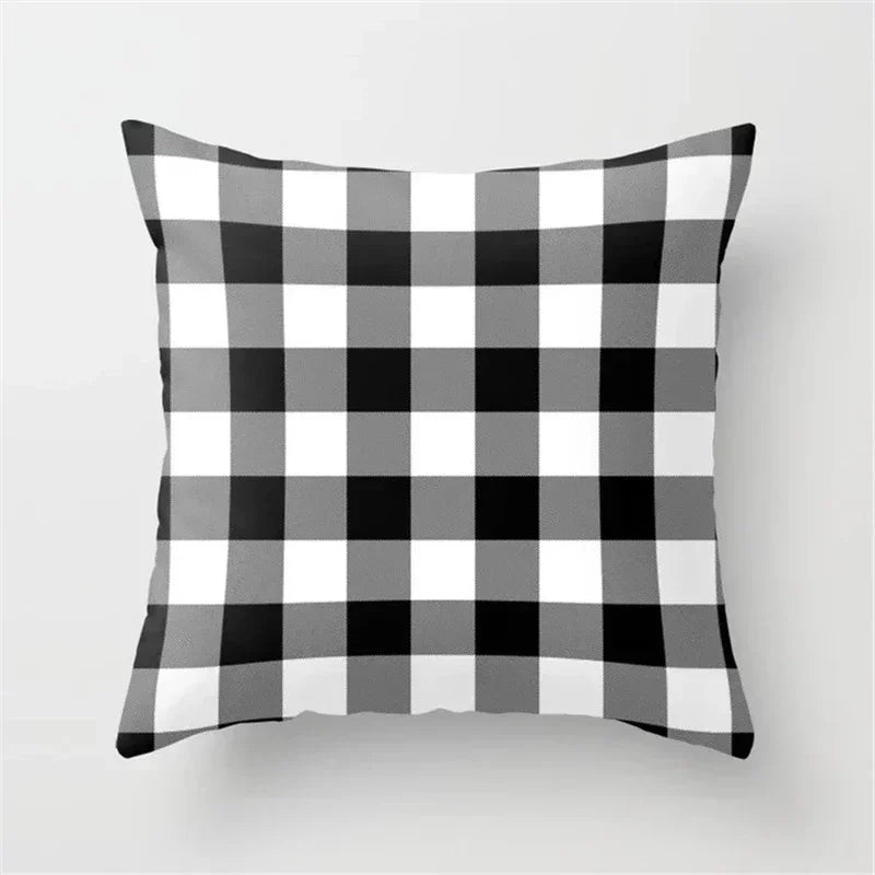 Axyaa Geometric Plaids Cushion Cover Pillowcase 45*45cm