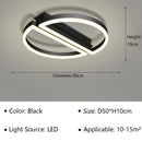 Axyaa Nordic Modern Ceiling Light Dimmable LED Fixtures for Home Decor