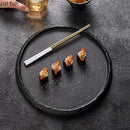 Axya Ceramic Steak Plate Sushi Dish Molecular Cuisine Display Plate