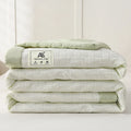 Axyaa Solid Color Simple Summer Quilt | Lightweight Air Conditioner Quilt for Dormitory
