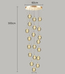 Axyaa Ring LED Pendant Light Chandeliers for Modern Living & Dining Room Lighting