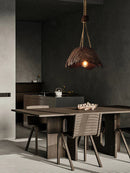 Axyaa Nordic Hemp Rope Chandelier Pendant Lights for Restaurant Bar Study Bedroom