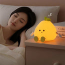 Axyaa Silicone Cat Night Light with Remote Control, Rechargeable LED Touch Sensor Lamp