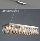 Axyaa Crystal Chandelier for Modern Luxury Living Room and Bedroom Ceiling Decoration