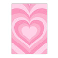 Axyaa Aura Gradient Heart Canvas Wall Art Decor