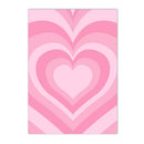 Axyaa Aura Gradient Heart Canvas Wall Art Decor
