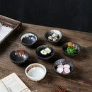 Axyaa Retro Soy Sauce Dipping Plate Set - Commercial & Household Sauce Dish
