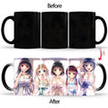 Axyaa Ceramic Color Changing Coffee Mug - Sexy Girl Design - Thermal Cup