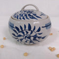 Axyaa Retro Ceramic Stew Pot with Lid, Chinese Style Creative Clay Cookware
