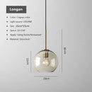 Axyaa Nordic Glass Pendant Light for Home Kitchen Restaurant