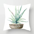 Axyaa Watercolor Cactus Flower Pillow Case 45x45cm