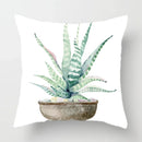 Axyaa Watercolor Cactus Flower Pillow Case 45x45cm