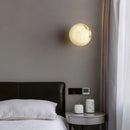 Axyaa Marble LED Wall Light in Gold, Black, or Copper Base for Indoor Living Room, Bedroom