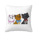 Axyaa Cat Kitten Luxury Pillow Cover Cartoon Animal Cushion Cover
