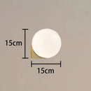 Axya Glass Ball Wall Lamp for Nordic Decor in Stairway, Aisle, Bedroom