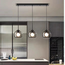 Axyaa Modern Glass Pendant Light LED Chandelier for Home Decor