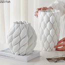 Axyaa 3D Printed Ceramic Vase Plant Pot Decoration Ornaments Flower Arrangement