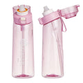 Axyaa 650ml Flavored Water Bottle: Sports Alr Up Drinking Cup with Fruit Fragrance Pods
