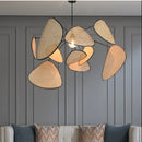Nordic Bamboo Weave Pendant Chandelier by Axyaa - Modern LED Lighting for Home & Hospitality