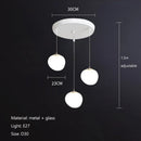 Axyaa Cobblestone Ceiling Chandelier Hanging Light Fixture for Villa Hotel Loft Stair Lighting