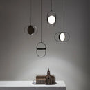 Axyaa Rotatable LED Pendant Light for Nordic Modern Decor in Bedroom and Living Room