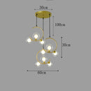 Axyaa Glass Spherical Pendant Light for Dining, Bar, and Bedroom