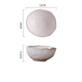 Axyaa Ceramic Dinner Plate Set B: Soup, Pasta, Steak, Sushi Dishes, Salad Bowls, Trays