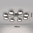 Axyaa Modern LED Chandeliers for Home Living and Dining Rooms