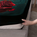 Axyaa Stylish Cat Print Bed Cover Set - High-Definition Digital Print