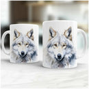 King Forest Wolf Mug - Axyaa Wolf Lover Birthday Gift Mug