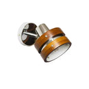 Axyaa Chrome Metal Wall Sconce Light for Bedroom and Parlor