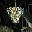 Axyaa Crystal Chandelier for Living and Dining Room Lighting
