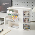Axyaa Multi-tier Jewellery & Stationery Storage Box - Study Room Organizer & Display Shelf