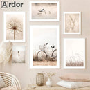 Axyaa Nordic Canvas Wall Art Print Posters for Living Room Decor