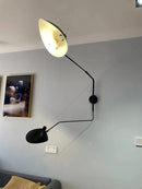Axyaa Nordic Spider Wall Lamp Bedroom Light Serge Mouille Creative Living Room LED Pole Sconce