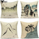 Axyaa Autumn Home Sofa Pillow Cover Square Cushion 45x45 Case