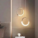 Axyaa Golden LED Chandelier for Dining Room, Bedroom, and Restaurant Decor