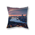 Axyaa City Building Night View Pillowcase
