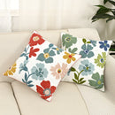 Axyaa Floral Embroidery Pillowcase Cover for Home Decor