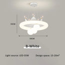 Axyaa LED Pendant Chandelier for Kids Room, Living Room, Bedroom - Full Spectrum Eye Light