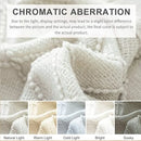Axyaa Cream White Knitted Tassel Blanket - Nordic Gift for Home and Office