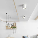 Axyaa COB LED Ceiling Lights for Kitchen, Adjustable Angle, Black/White Lampshade